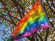 The familiar gay rights "rainbow" flag, seen in a file photo from San Francisco.
